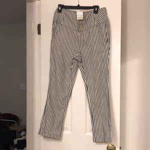 Free people striped pants size 10